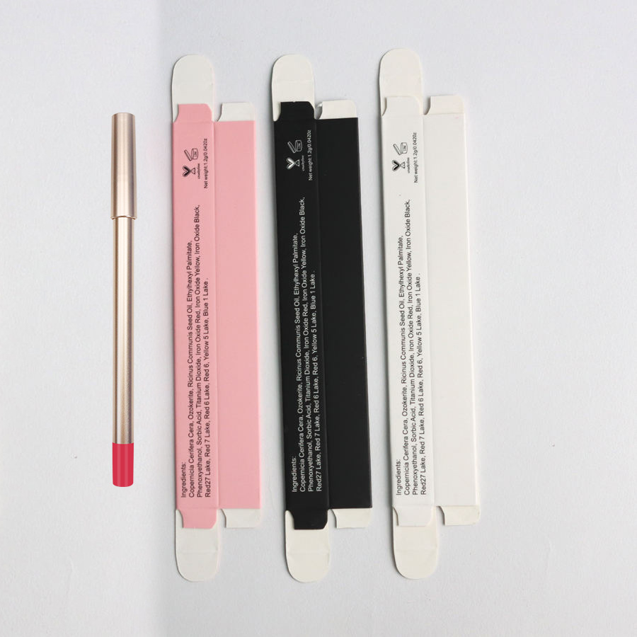 15 colors rose gold wooden lipliner pen