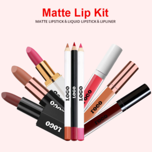 3-Piece Matte Lipstick & Lip Liner Set