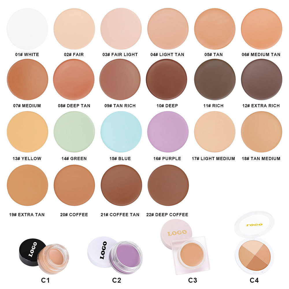 24 Colors Single Concealer - 图片 3