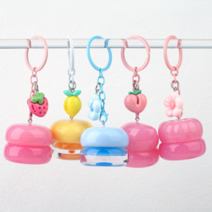 Fruit Keychain Lip Mask with Key Chain