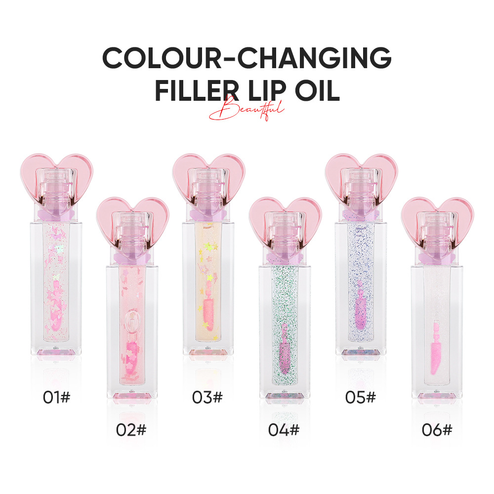 Heart-Shaped Lip Oil - 图片 5