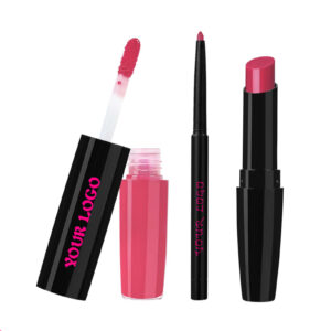 3-in-1 Lipstick Set (Lipstick-Lipgloss-Lipliner)